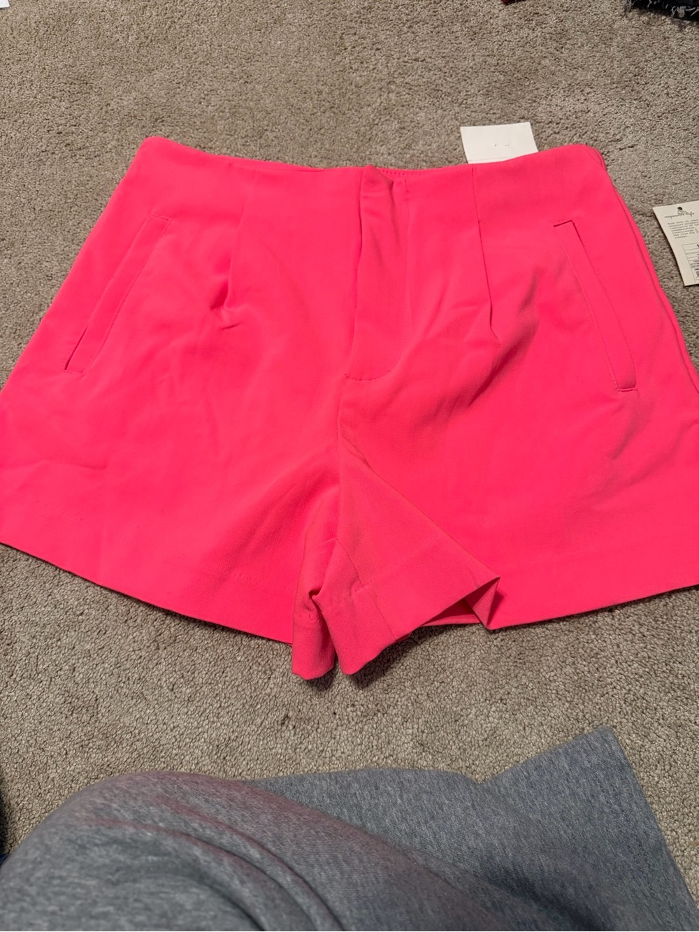 a new day Bright Hot Pink High Waist Tailored Shorts